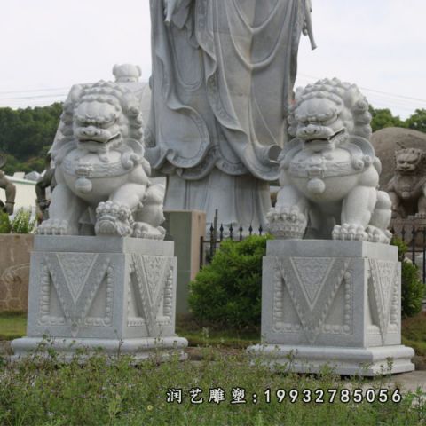 狮子动物石雕