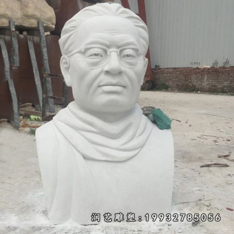 汉白玉华罗庚人物雕塑