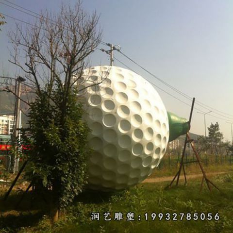 大理石高尔夫球景观雕塑