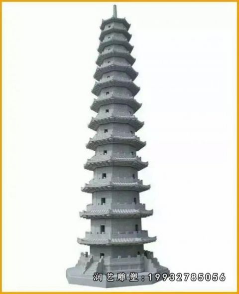 大理石塔景观雕塑