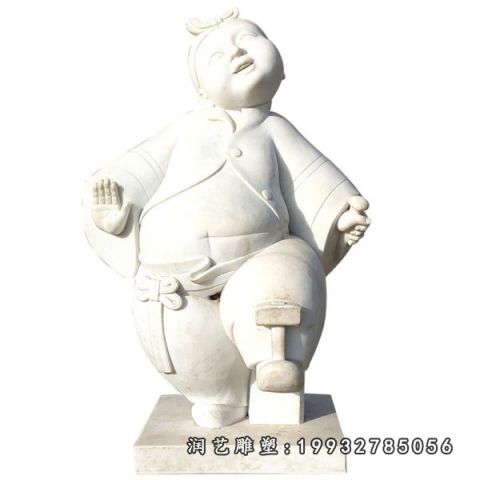 公园大理石儿童人物雕塑