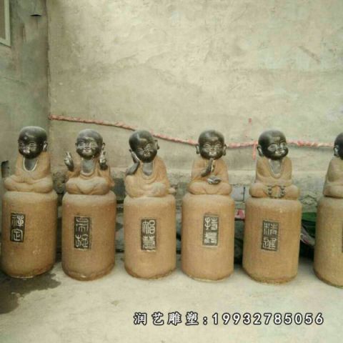 草坪拴马桩景观石雕
