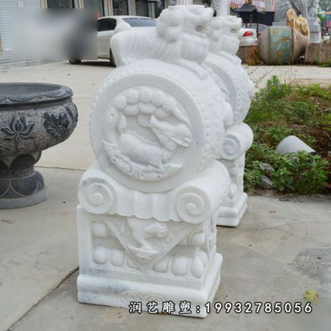 企业门墩景观石雕