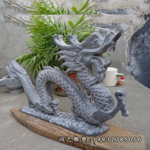 公园龙动物石雕
