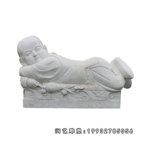 城市大理石儿童人物雕塑