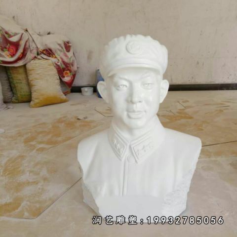 校园大理石雷锋雕塑