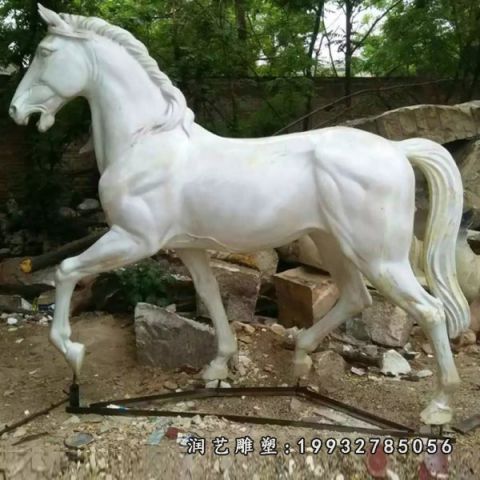园林大理石马雕塑