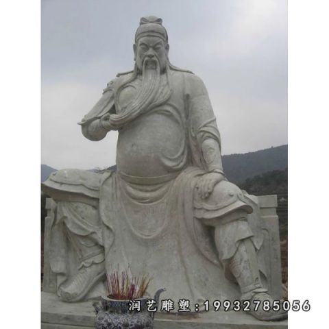 企业关公古代人物石雕