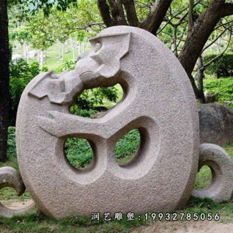 抽象猴子动物石雕