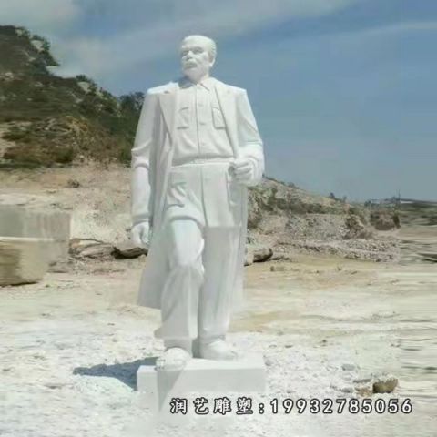 城市大理石白求恩雕塑