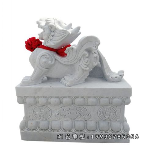 小区大理石貔貅雕塑