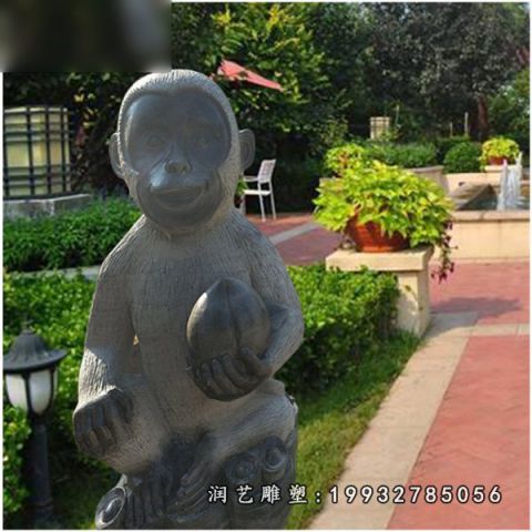 城市大理石猴子雕塑