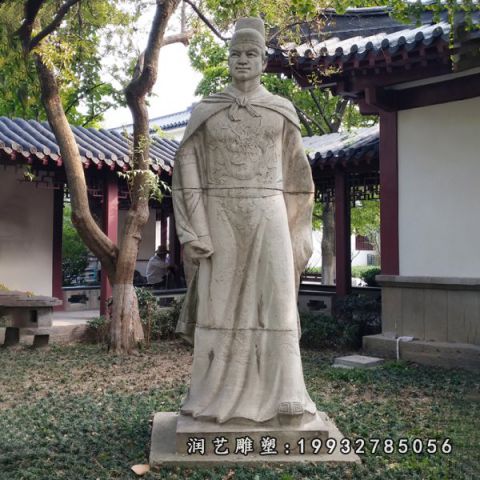 城市大理石郑和雕塑