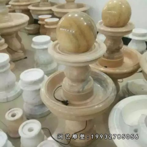 城市大理石风水球景观雕塑