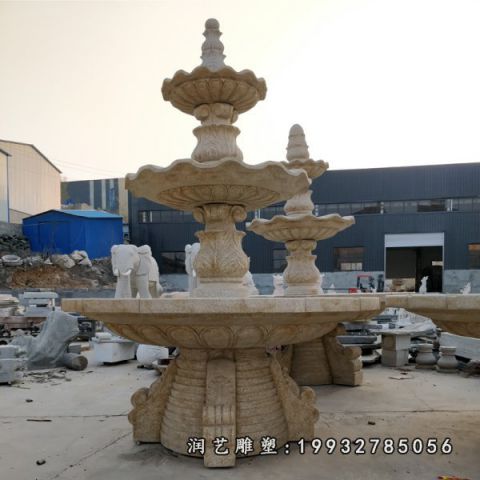 企业喷泉景观石雕