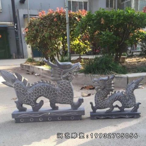 园林大理石龙雕塑