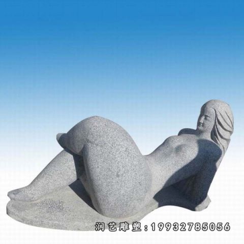 大理石城市抽象人物雕塑