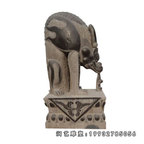 园林大理石吸水兽雕塑