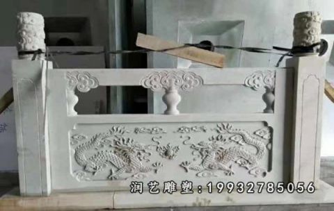 小区大理石栏板景观雕塑