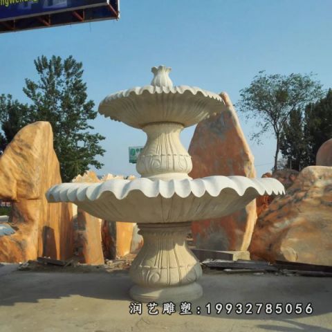 广场大理石喷泉雕塑