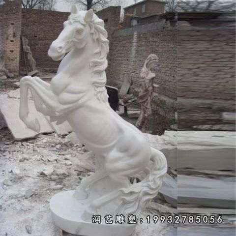 企业大理石马雕塑