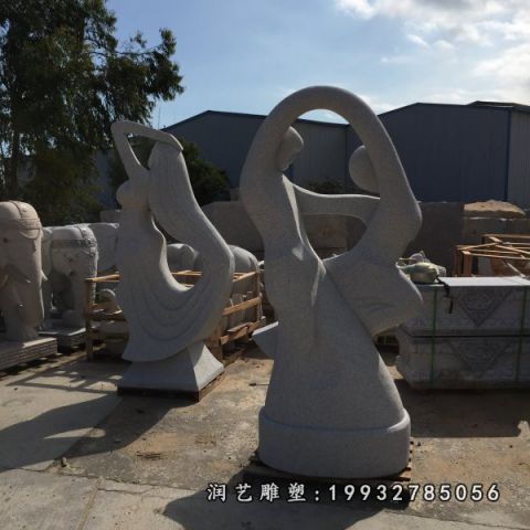 城市大理石母子雕塑