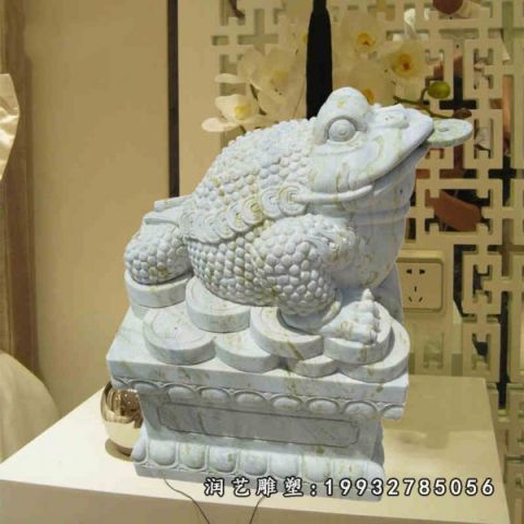 园林大理石金蟾雕塑