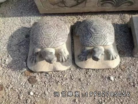 草坪大理石乌龟雕塑