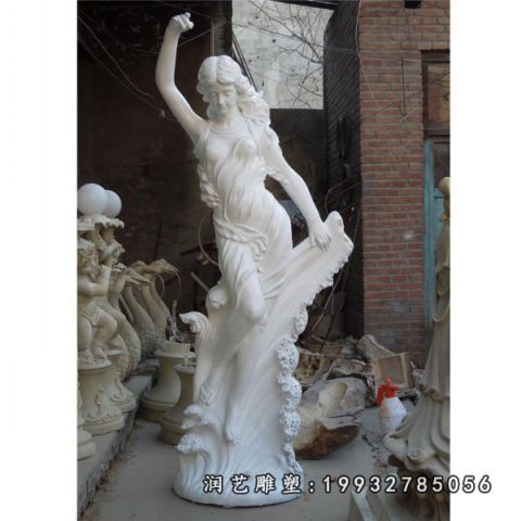 酒店大理石西方人物雕塑