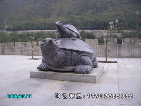 广场大理石乌龟雕塑