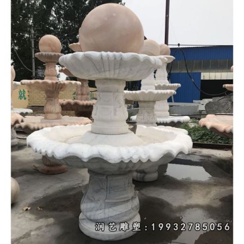 校园大理石风水球雕塑