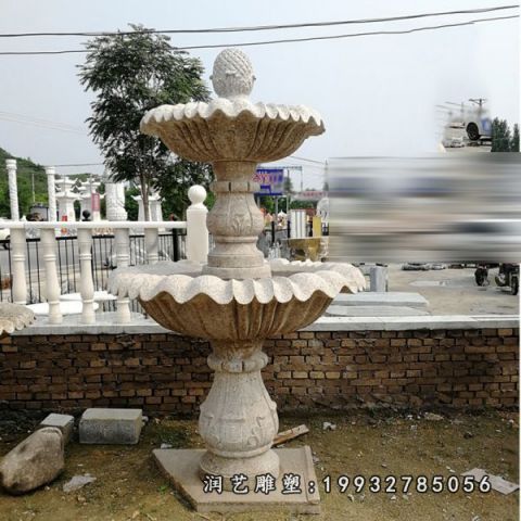 广场大理石喷泉景观雕塑
