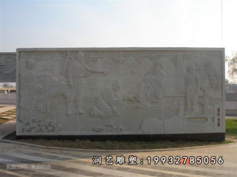 公园大理石浮雕景观雕塑