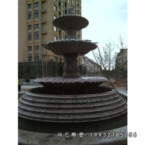 城市大理石喷泉景观雕塑