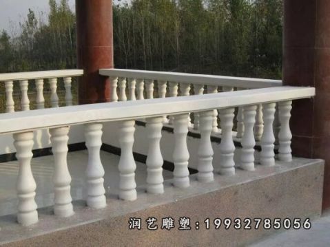 户外大理石栏杆雕塑