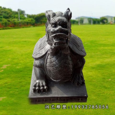 酒店大理石龙龟雕塑