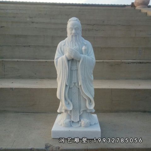 学校大理石孔子雕塑
