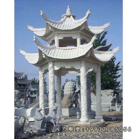 凉亭景观石雕