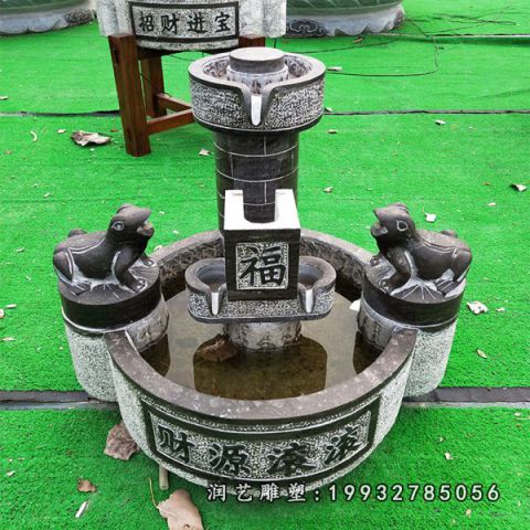 大理石公园景观流水盆雕塑