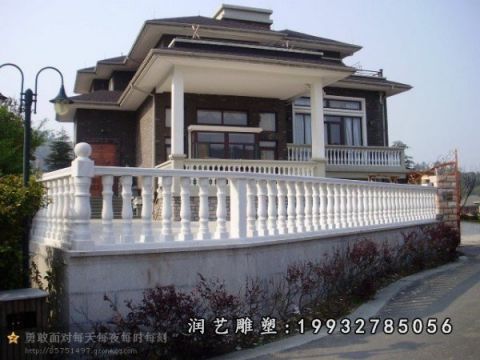 大理石庭院栏杆景观雕塑