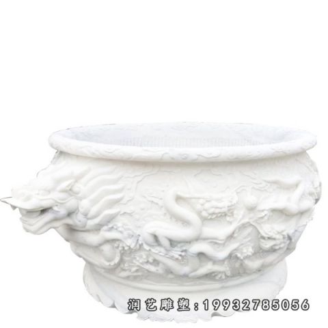 大理石水缸景观雕塑