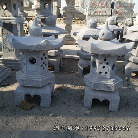城市大理石灯雕塑