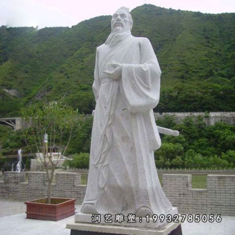 大理石司马懿名人雕塑