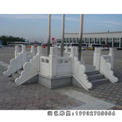 小区大理石升旗台雕塑