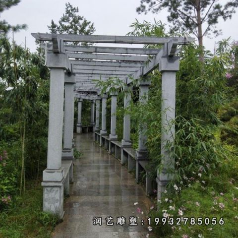 户外大理石长廊雕塑