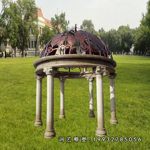 公园凉亭景观石雕