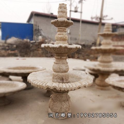 小区景观大理石喷泉雕塑