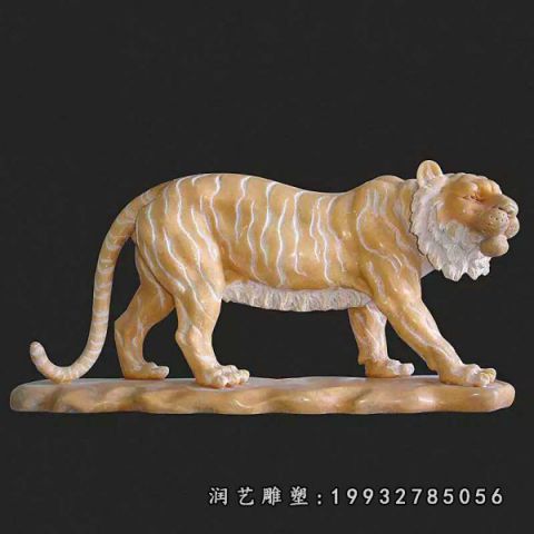 公园老虎动物石雕