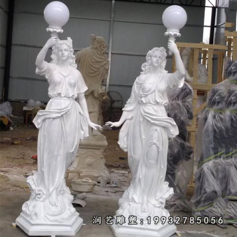景区大理石西方人物雕塑