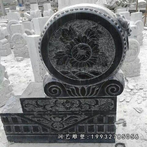 企业抱鼓石景观石雕